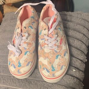 Vans Kids Unicorn Sneakers - Pink and White
